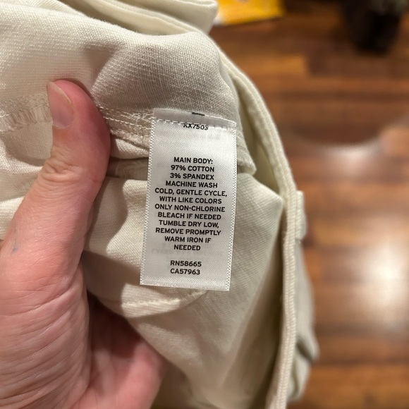 NWT BP Nordstrom White Jeans Wide Leg Women’s Size 2 High Rise - Picture 8 of 8